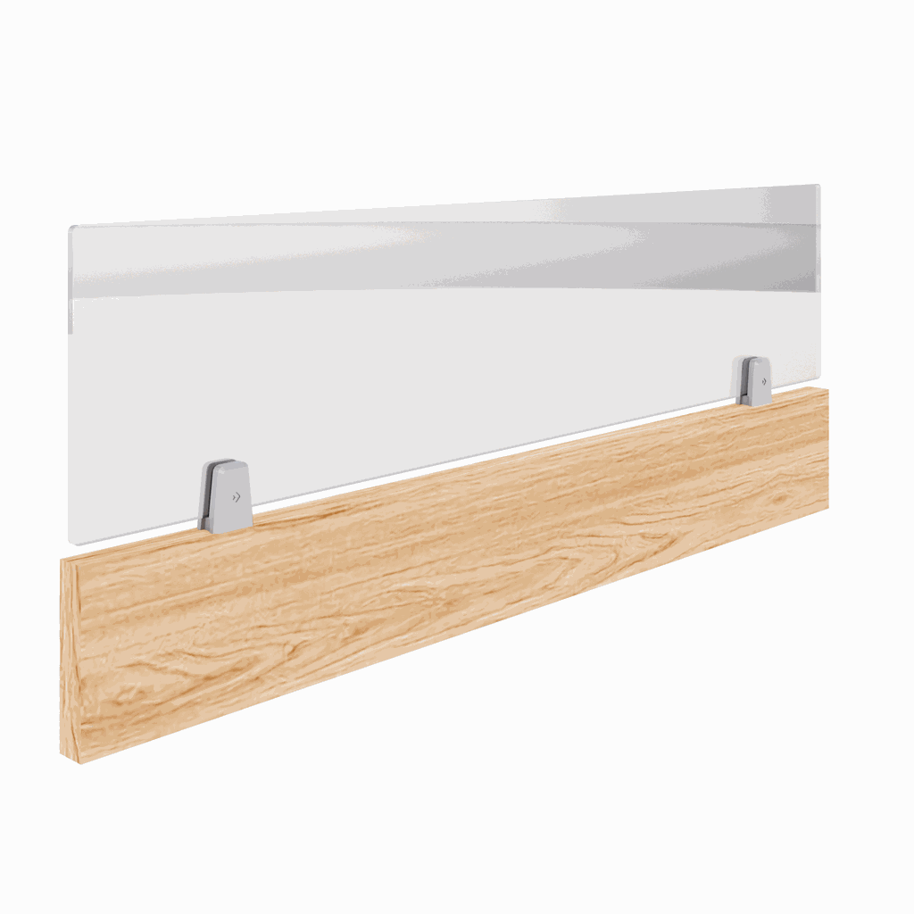 PAINEL DIVISOR FRONTAL COM VIDRO - STAFF